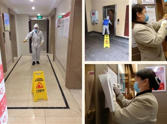 电梯防疫，我们在行动！