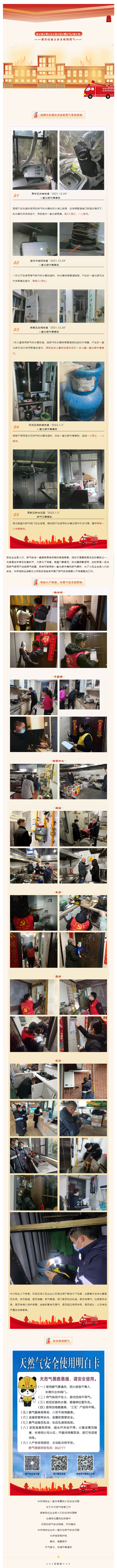 物业入户开展燃气隐患排查，为小区安全加把锁