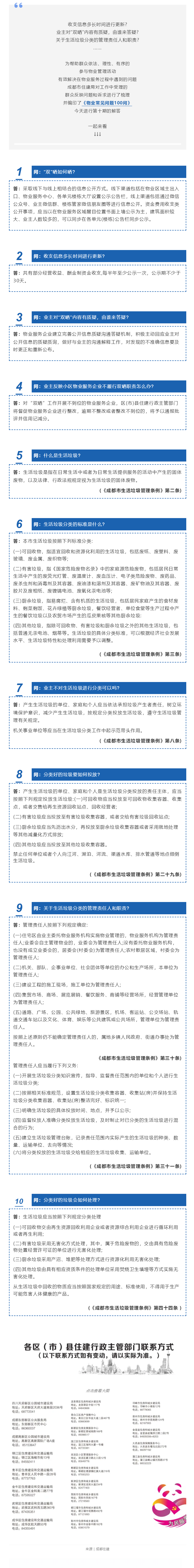 物业百问百答⑩ _收支信息多长时间进行更新_业主对“双晒”内容有质疑，谁来答疑_答案看这里